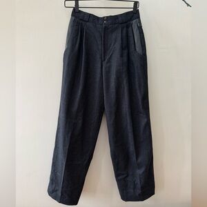Vintage Italian Wool Grey Dress Pants. 100% new wool 28
